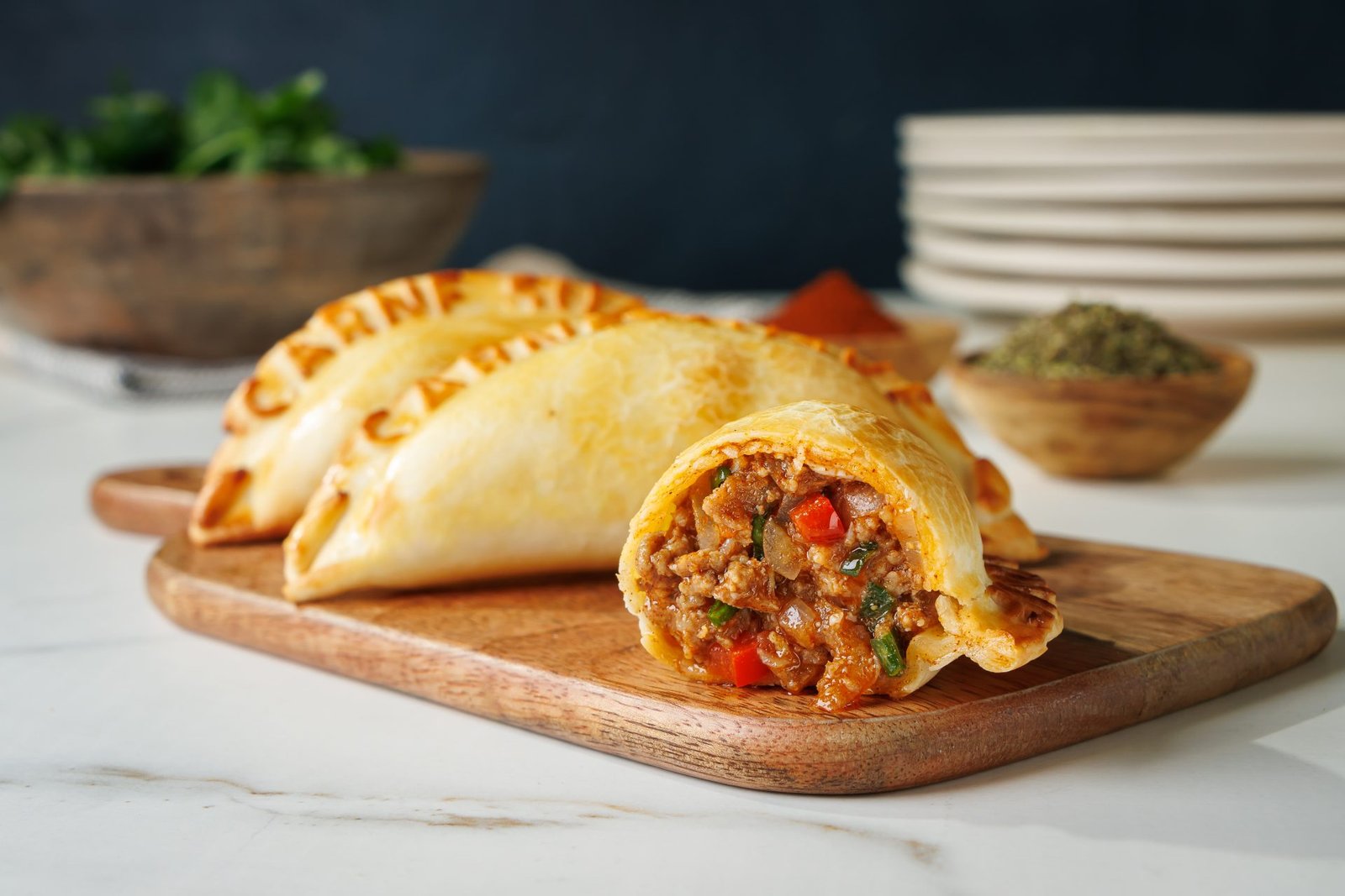Empanada de carne suave