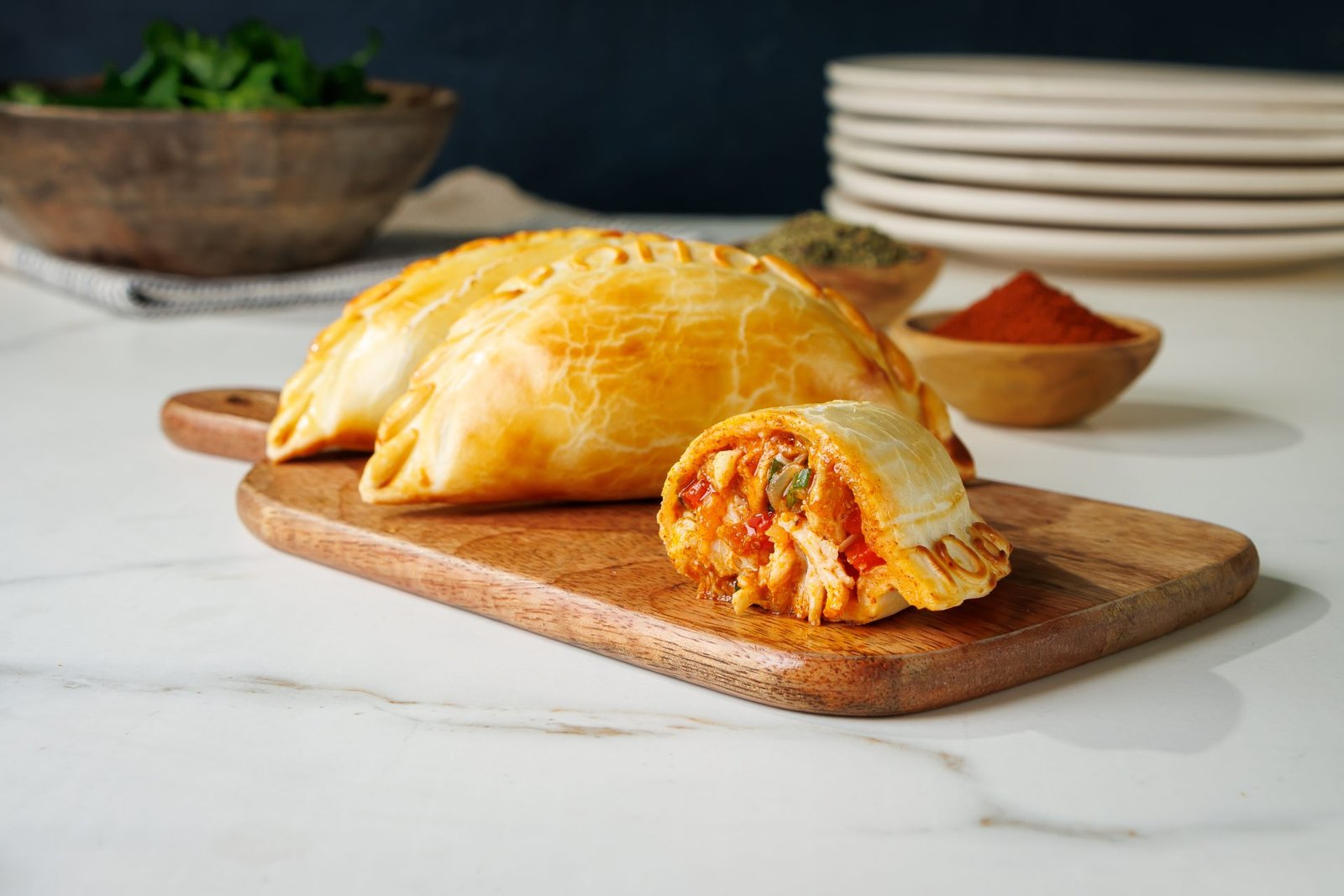 Empanada de jamón y queso